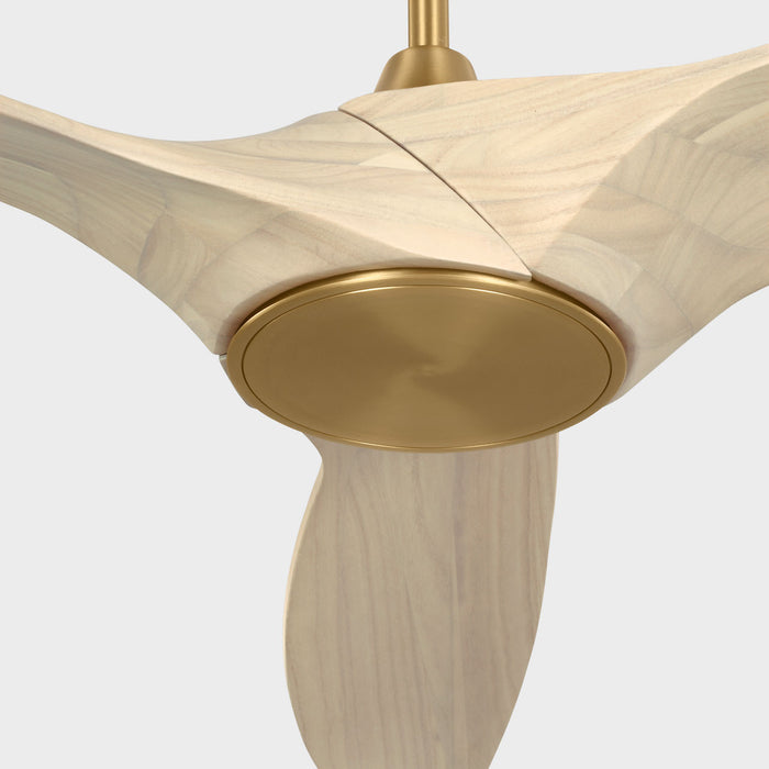 Myhouse Lighting Visual Comfort Fan - 3SLNSM60BBSWWOD - 60" Ceiling Fan - Selen - Burnished Brass