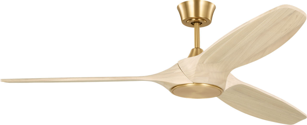 Myhouse Lighting Visual Comfort Fan - 3SLNSM60BBSWWOD - 60" Ceiling Fan - Selen - Burnished Brass