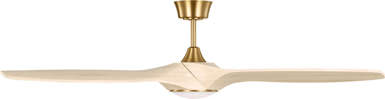Myhouse Lighting Visual Comfort Fan - 3SLNSM60BBSWWOD - 60" Ceiling Fan - Selen - Burnished Brass