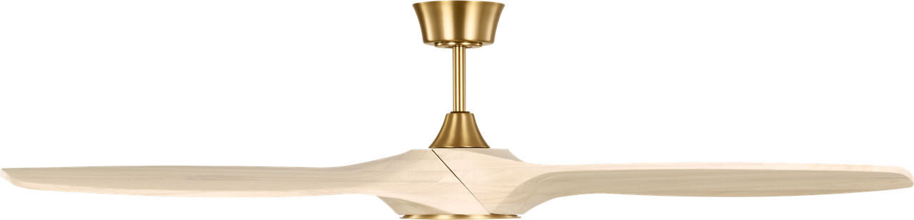 Myhouse Lighting Visual Comfort Fan - 3SLNSM60BBSWWOD - 60" Ceiling Fan - Selen - Burnished Brass