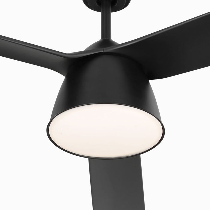 Myhouse Lighting Visual Comfort Fan - 3STUSM60MBKD - 60" Ceiling Fan - Studio - Midnight Black