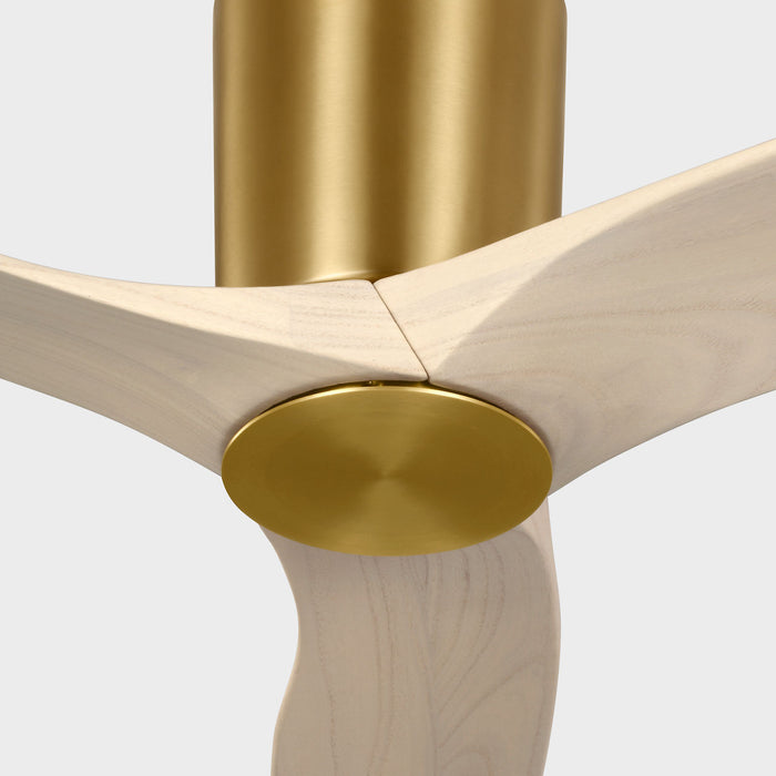 Myhouse Lighting Visual Comfort Fan - 3SYRHSM44BBSWWOD - 44" Ceiling Fan - Seyra - Burnished Brass