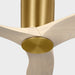 Myhouse Lighting Visual Comfort Fan - 3SYRHSM44BBSWWOD - 44" Ceiling Fan - Seyra - Burnished Brass