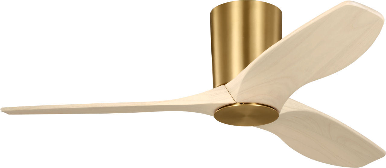 Myhouse Lighting Visual Comfort Fan - 3SYRHSM44BBSWWOD - 44" Ceiling Fan - Seyra - Burnished Brass