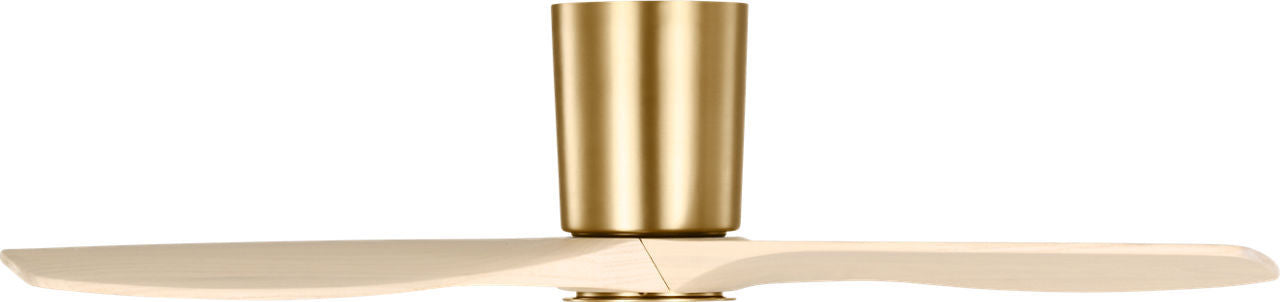 Myhouse Lighting Visual Comfort Fan - 3SYRHSM44BBSWWOD - 44" Ceiling Fan - Seyra - Burnished Brass
