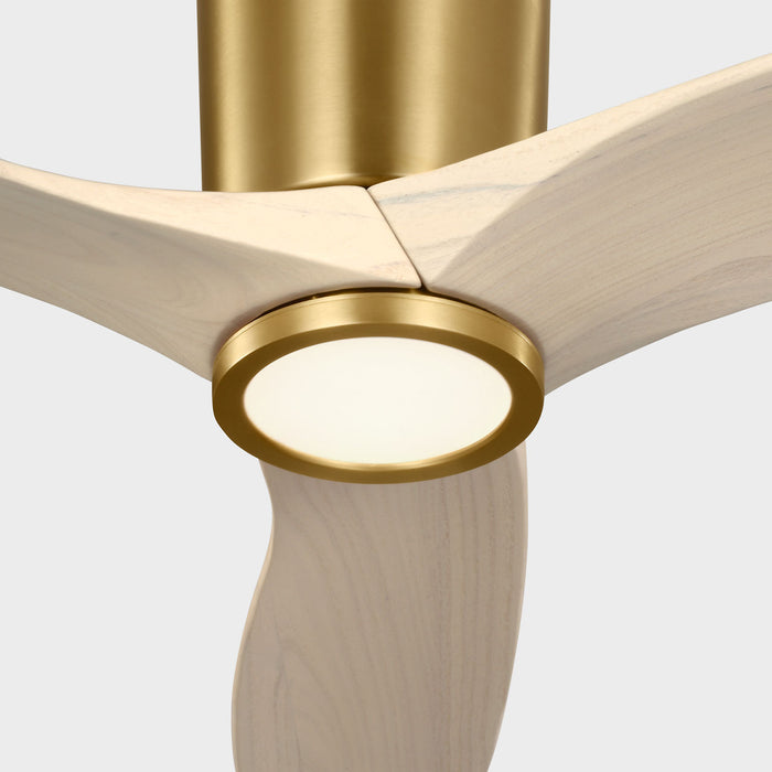 Myhouse Lighting Visual Comfort Fan - 3SYRHSM52BBSWWOD - 52" Ceiling Fan - Seyra - Burnished Brass