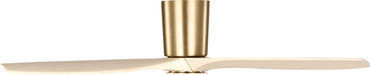 Myhouse Lighting Visual Comfort Fan - 3SYRHSM52BBSWWOD - 52" Ceiling Fan - Seyra - Burnished Brass