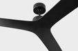 Myhouse Lighting Visual Comfort Fan - 3TPKSM57MBK - 57" Ceiling Fan - Tri Plank - Midnight Black
