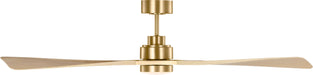 Myhouse Lighting Visual Comfort Fan - 3TRLSM60BBSWWOD - 60" Ceiling Fan - Trillium - Burnished Brass