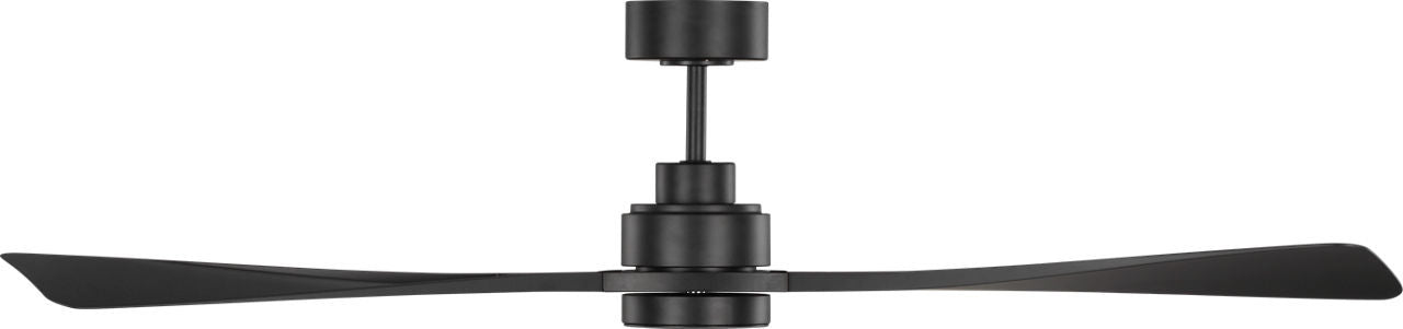 Myhouse Lighting Visual Comfort Fan - 3TRLSM60MBKD - 60" Ceiling Fan - Trillium - Midnight Black