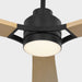 Myhouse Lighting Visual Comfort Fan - 3TRLSM60MBKNHD - 60" Ceiling Fan - Trillium - Midnight Black