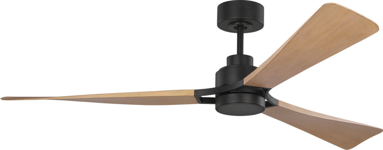 Myhouse Lighting Visual Comfort Fan - 3TRLSM60MBKNHD - 60" Ceiling Fan - Trillium - Midnight Black