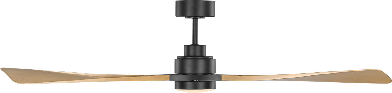 Myhouse Lighting Visual Comfort Fan - 3TRLSM60MBKNHD - 60" Ceiling Fan - Trillium - Midnight Black
