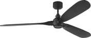 Myhouse Lighting Visual Comfort Fan - 3VALSM60MBK - 60" Ceiling Fan - Valiant - Midnight Black