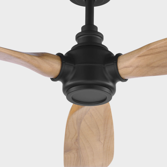 Myhouse Lighting Visual Comfort Fan - 3VALSM60MBKNH - 60" Ceiling Fan - Valiant - Midnight Black