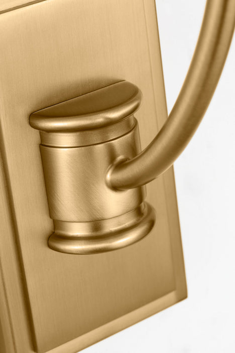 Myhouse Lighting Visual Comfort Studio - CW1431BBS - One Light Wall Sconce - Marina - Burnished Brass/Burnished Brass