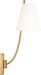 Myhouse Lighting Visual Comfort Studio - CW1431BBS - One Light Wall Sconce - Marina - Burnished Brass/Burnished Brass