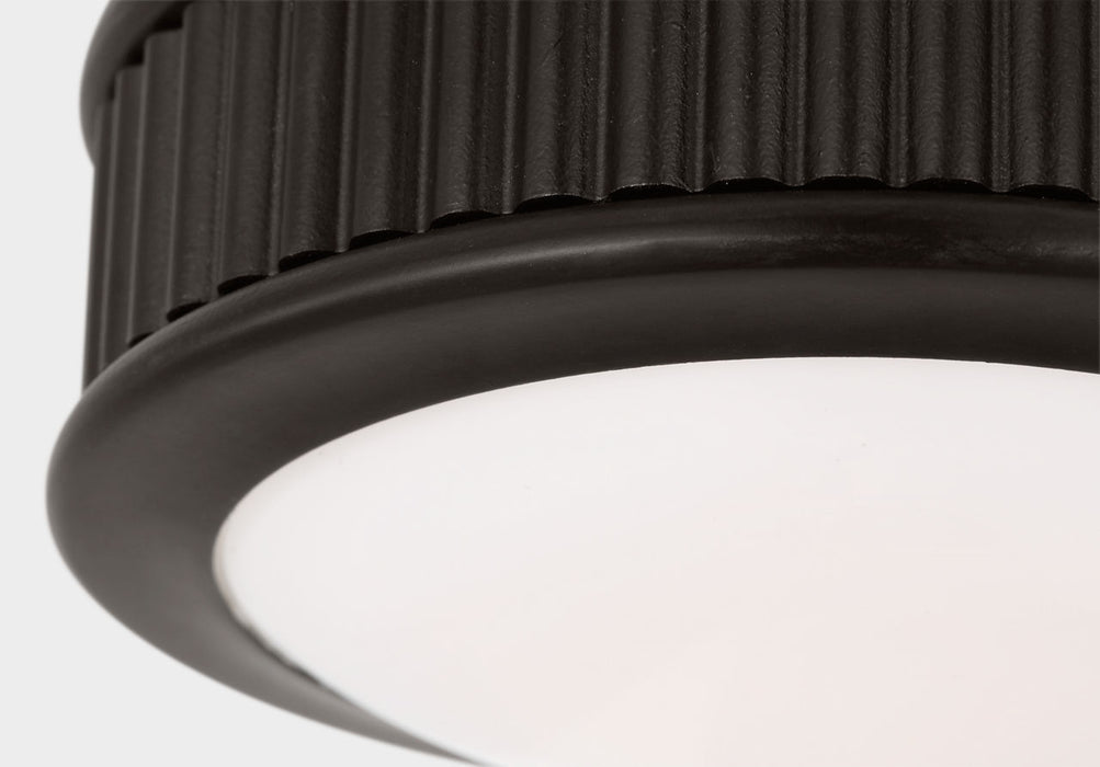 Myhouse Lighting Visual Comfort Studio - PCF1001AI - LED Flush Mount - Ritz - Aged Iroged Iron