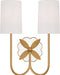 Myhouse Lighting Visual Comfort Studio - KSW1192BBS - Two Light Wall Sconce - Spencer - Burnished Brass/Burnished Brass