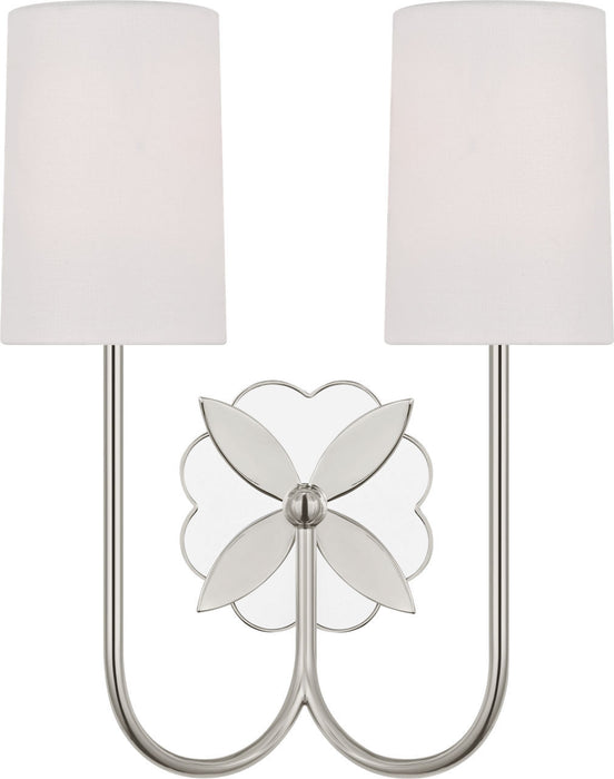 Myhouse Lighting Visual Comfort Studio - KSW1192PN - Two Light Wall Sconce - Spencer - Polished Nickel/Polished Nickel