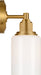 Myhouse Lighting Visual Comfort Studio - CV1111BBS - One Light Bath - Ashford - Burnished Brass/Burnished Brass