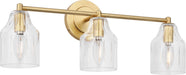 Myhouse Lighting Visual Comfort Studio - AV1013GD - Three Light Bath - Augusta - Gild/Gild