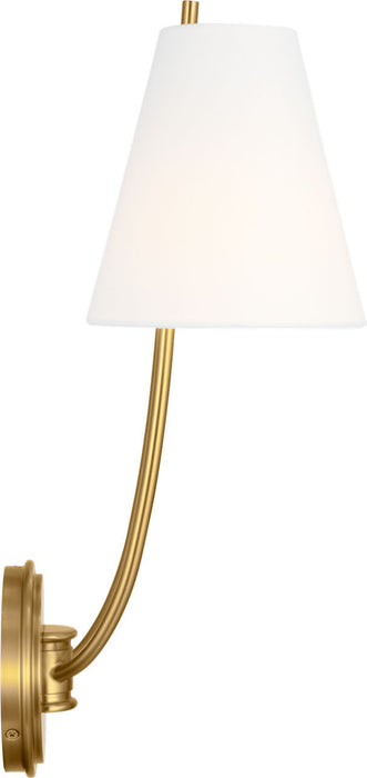 Myhouse Lighting Visual Comfort Studio - CW1422BBS - Two Light Wall Sconce - Marina - Burnished Brass/Burnished Brass