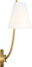 Myhouse Lighting Visual Comfort Studio - CW1422BBS - Two Light Wall Sconce - Marina - Burnished Brass/Burnished Brass