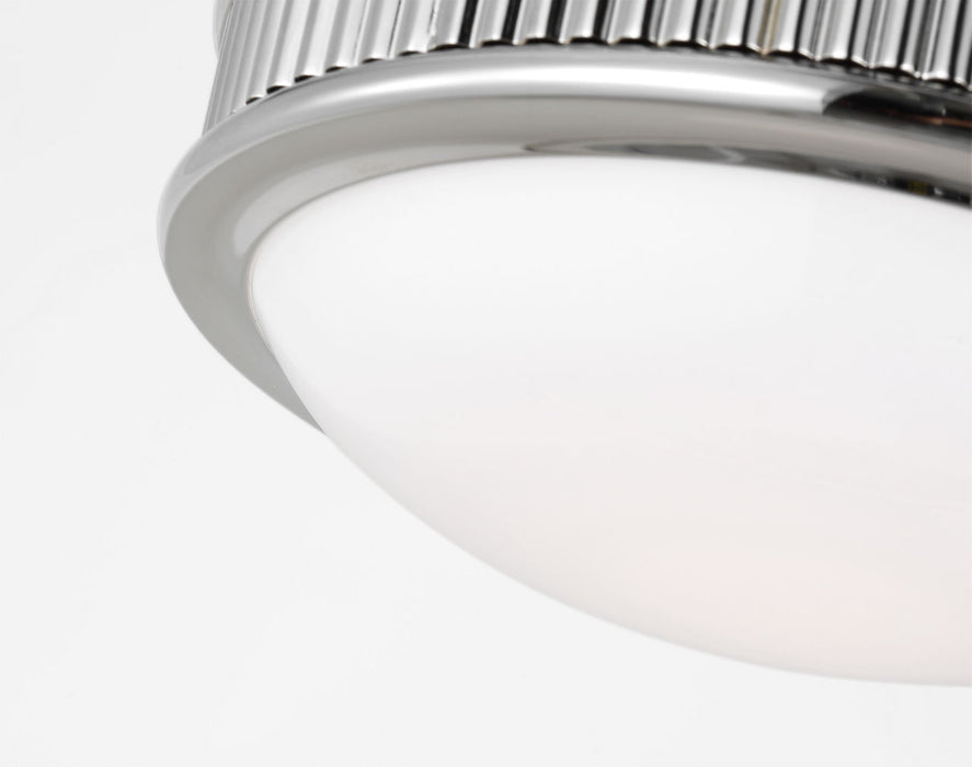 Myhouse Lighting Visual Comfort Studio - PCF1011PN - LED Flush Mount - Ritz - Polished Nickel/Polished Nickel