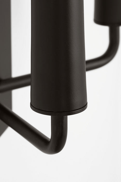 Myhouse Lighting Visual Comfort Studio - EW1252AI - Two Light Wall Sconce - Lois - Aged Iroged Iron