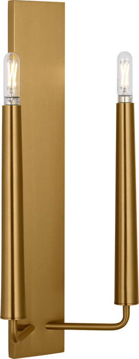 Myhouse Lighting Visual Comfort Studio - EW1252BBS - Two Light Wall Sconce - Lois - Burnished Brass/Burnished Brass