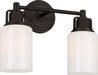Myhouse Lighting Visual Comfort Studio - CV1112AI - Two Light Bath - Ashford - Aged Iroged Iron