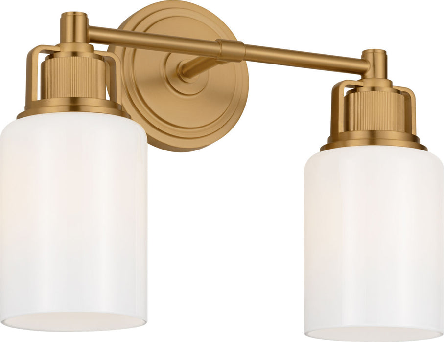 Myhouse Lighting Visual Comfort Studio - CV1112BBS - Two Light Bath - Ashford - Burnished Brass/Burnished Brass