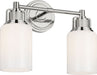 Myhouse Lighting Visual Comfort Studio - CV1112PN - Two Light Bath - Ashford - Polished Nickel/Polished Nickel
