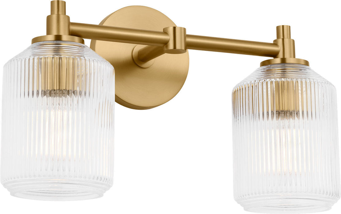 Myhouse Lighting Visual Comfort Studio - CV1092BBS - Two Light Bath - Barstow - Burnished Brass/Burnished Brass