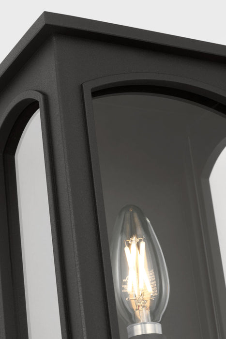Myhouse Lighting Visual Comfort Studio - CO1551TXB - One Light Wall Lantern - Modesto - Textured Black/Textured Black