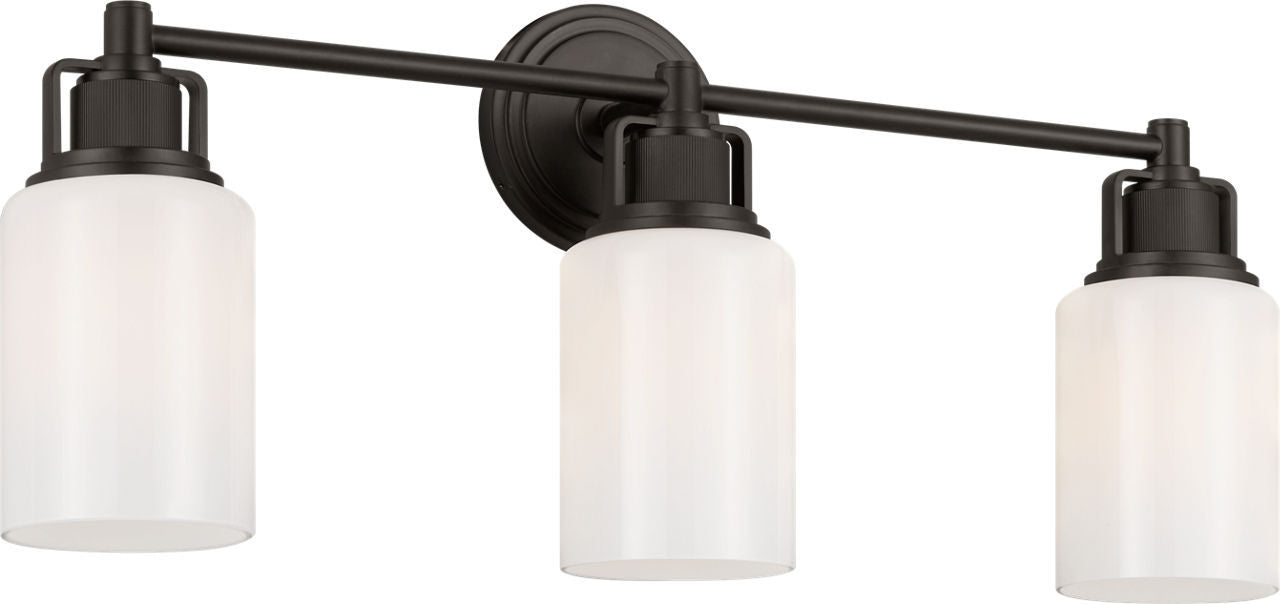 Myhouse Lighting Visual Comfort Studio - CV1113AI - Three Light Bath - Ashford - Aged Iroged Iron