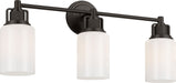 Myhouse Lighting Visual Comfort Studio - CV1113AI - Three Light Bath - Ashford - Aged Iroged Iron