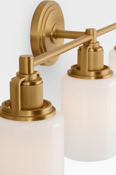 Myhouse Lighting Visual Comfort Studio - CV1113BBS - Three Light Bath - Ashford - Burnished Brass/Burnished Brass