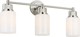 Myhouse Lighting Visual Comfort Studio - CV1113PN - Three Light Bath - Ashford - Polished Nickel/Polished Nickel