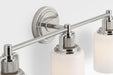 Myhouse Lighting Visual Comfort Studio - CV1113PN - Three Light Bath - Ashford - Polished Nickel/Polished Nickel