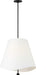 Myhouse Lighting Visual Comfort Studio - KSP1224MBK - Four Light Hanging Shade - Beauvoir - Midnight Black/Midnight Black