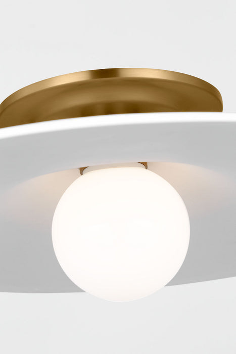 Myhouse Lighting Visual Comfort Studio - KSF1121BBS - LED Flush Mount - Endicott - Burnished Brass/Burnished Brass