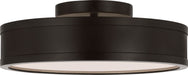 Myhouse Lighting Visual Comfort Studio - PCF1051AI - LED Semi Flush Mount - Dupont - Aged Iroged Iron