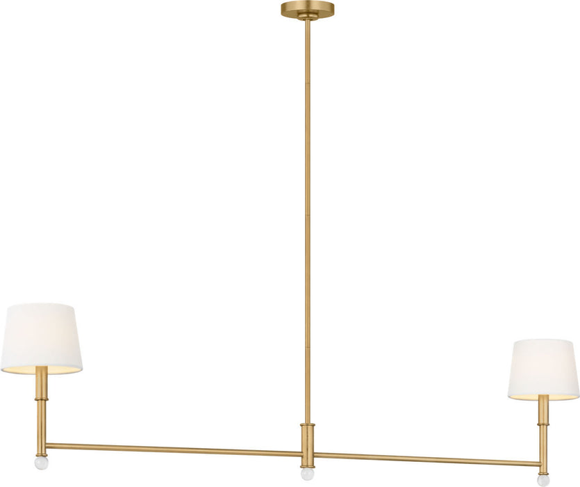Myhouse Lighting Visual Comfort Studio - AC1182GD - Two Light Linear Chandelier - Greard - Gild/Gild