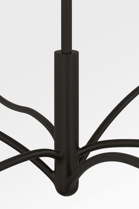 Myhouse Lighting Visual Comfort Studio - AC1226AI - Six Light Chandelier - Chatsworth - Aged Iroged Iron