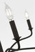 Myhouse Lighting Visual Comfort Studio - AC1226AI - Six Light Chandelier - Chatsworth - Aged Iroged Iron
