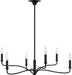 Myhouse Lighting Visual Comfort Studio - AC1226AI - Six Light Chandelier - Chatsworth - Aged Iroged Iron