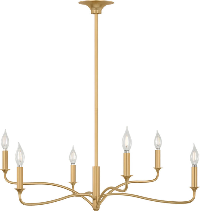 Myhouse Lighting Visual Comfort Studio - AC1226GD - Six Light Chandelier - Chatsworth - Gild/Gild