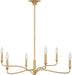 Myhouse Lighting Visual Comfort Studio - AC1226GD - Six Light Chandelier - Chatsworth - Gild/Gild